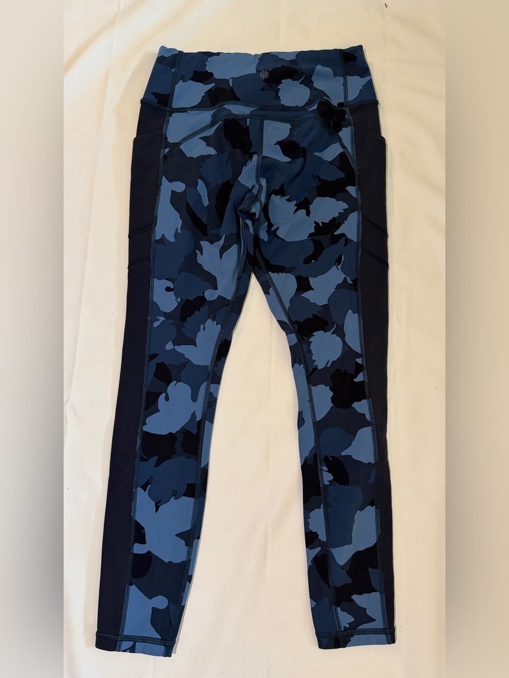 Athleta Blue Camo Leggings - Picture 3 of 7